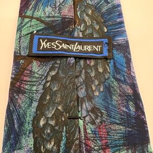 Yves Saint Lauren Tie Blue